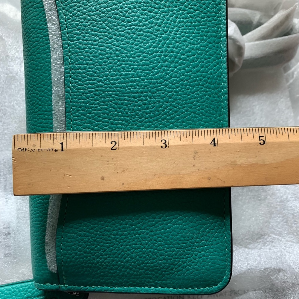 Coach Tabby Leather Clutch with Chain Strap Small - Picture 6 of 7
